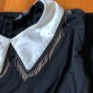 Zara fringe neck t-shirt